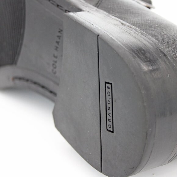 Cole Haan Grand.Os Men's Monk Strap ‘Harrison’ Black Cap Toe Oxford: Size 11 M - Picture 6 of 9